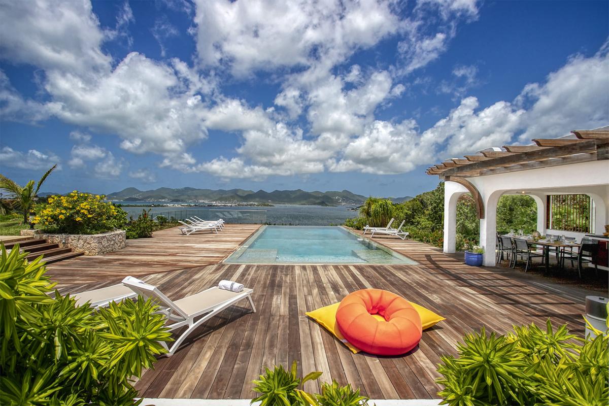 A louer villa 3 chambres Simpson Bay Saint Martin_ Piscine - 8
